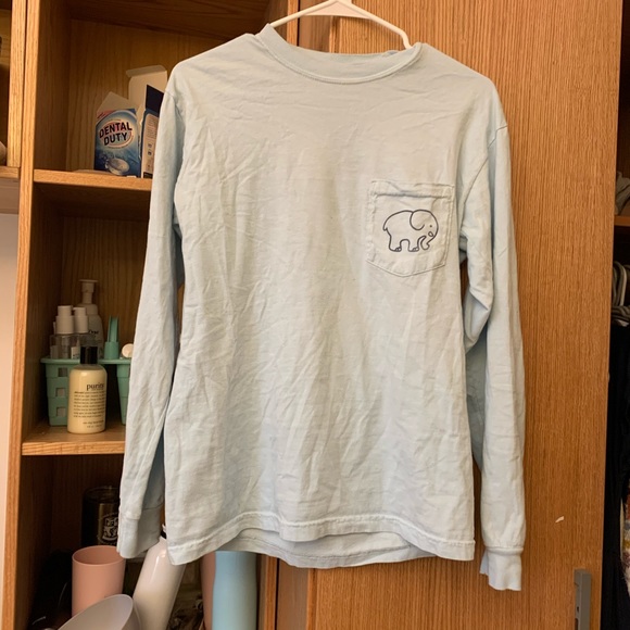 ivory ella Tops - Ivory ella light blue long sleeve t shirt